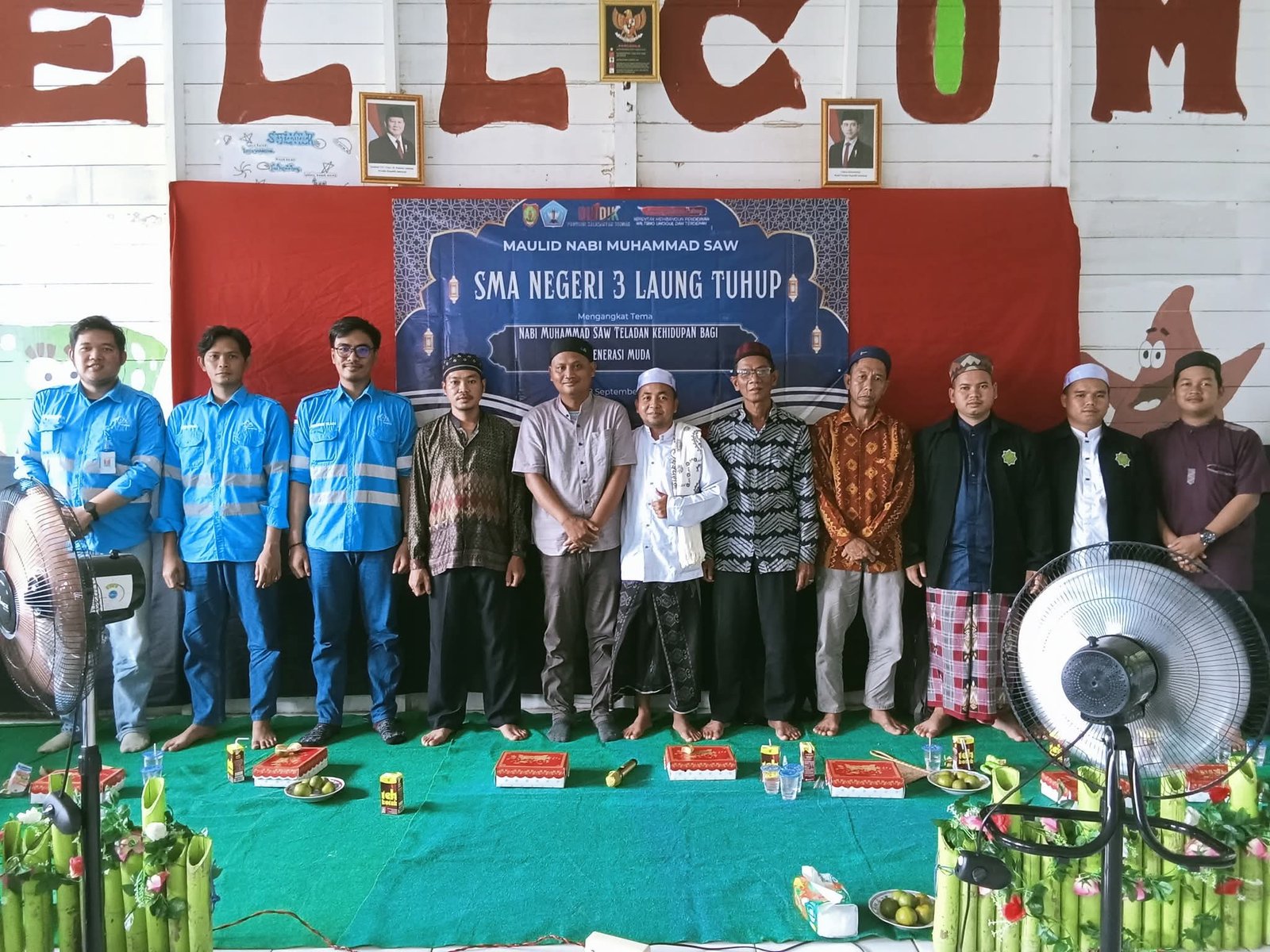 PERINGATAN MAULID NABI MUHAMMAD SAW SMA NEGERI 3 LAUNG TUHUP