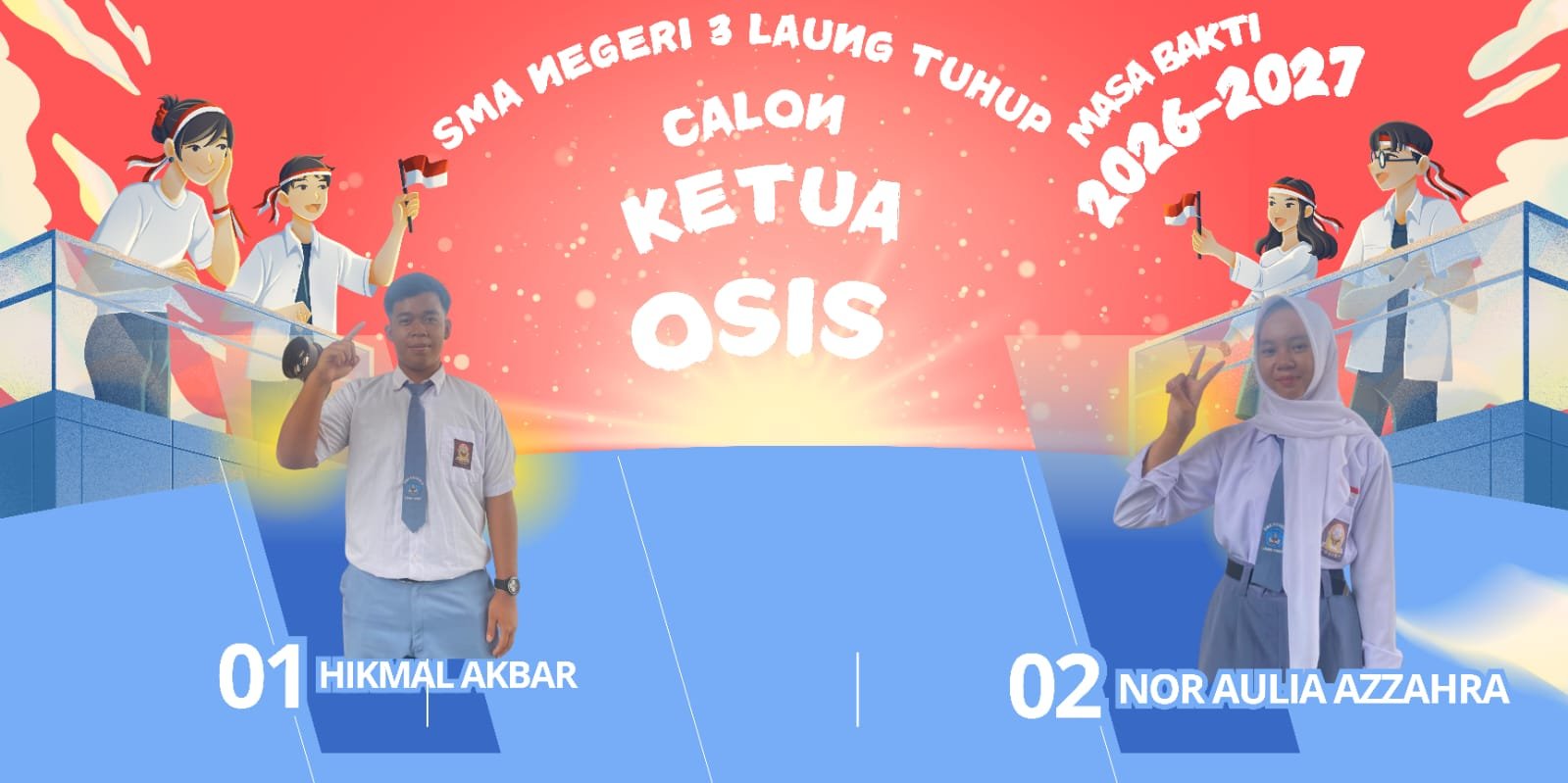 KANDIDAT CALON KETUA OSIS MASA BAKTI 2026-2027